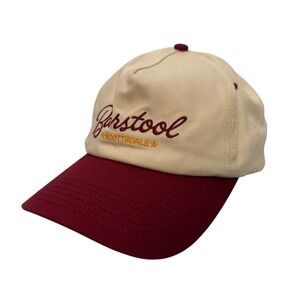 Barstool Sports Hat Golf Scottsdale Arizona Red Beige Snapback Dave Portnoy